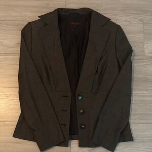 Rare Escada Rich Brown Fitted Blazer